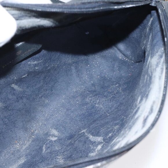 GUCCI GG Supreme Sherry Line Shoulder Bag PVC Navy Gold 14 02 005 Auth BA1764 - Picture 11 of 15